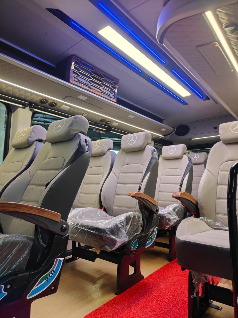 Comfortable cab seating